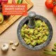 thumbnail image 4 of Molcajete IMUSA de granito, 8.5 pulgadas, para guacamole, salsa y pesto, 4 of 6