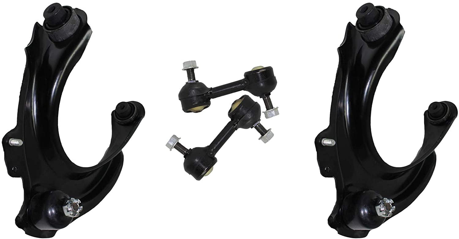 4PC Front Upper Control Arm w/Ball Joint for 2003 2004 2005 2006 2007 Honda Accord Coupe Sedan Detroit Axle 2004-2008 Acura TSX 