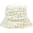 thumbnail image 4 of CoCopeaunts Summer Tin Women Bucket Hat Pleated Design Folds Basin Hat for Ladies Sun Protection Trendy Casual Fisherman Hat, 4 of 8