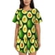 thumbnail image 1 of Fotbe Avocado Conjunto de Pijama Estampado para Mujer, 2 Piezas, Ropa de Dormir con Camiseta de Manga Corta y Shorts Suaves-Medium, 1 of 6