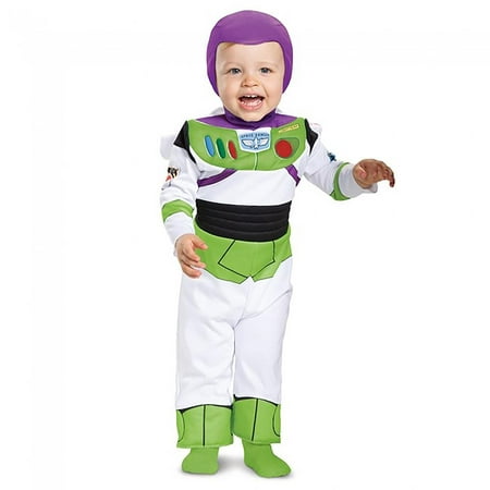 Buzz Lightyear Costume Boys Deluxe Infant Toddler Toy Story Jumpsuit