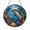 Acrylic 3.5 Inch, variant on Spinner Dolphin Ocean Suncatcher Round Item Window Hanging Panel Sun