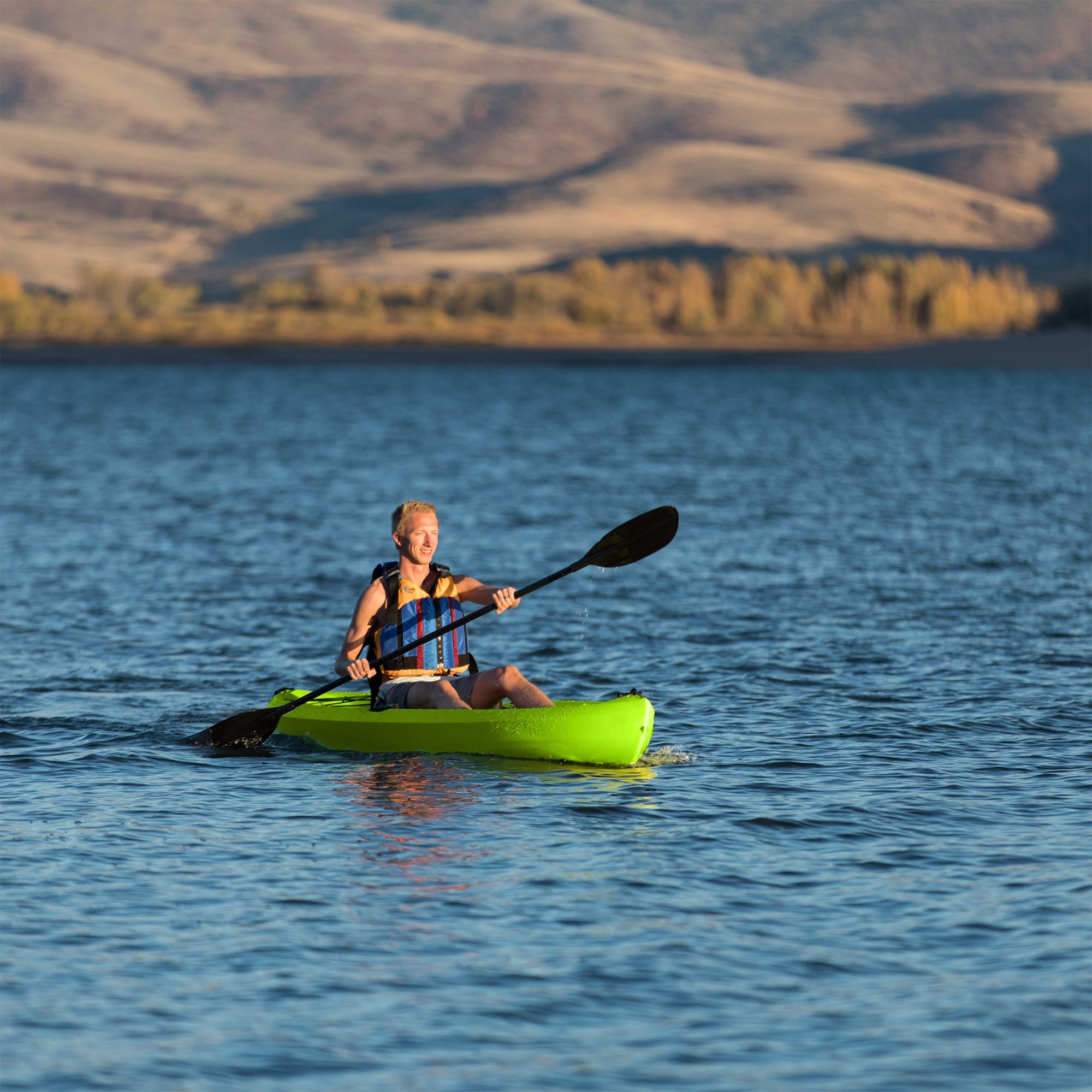 Lifetime Tahoma 10 ft Sit-On-Top Kayak with Paddle, Lime Green (90816)