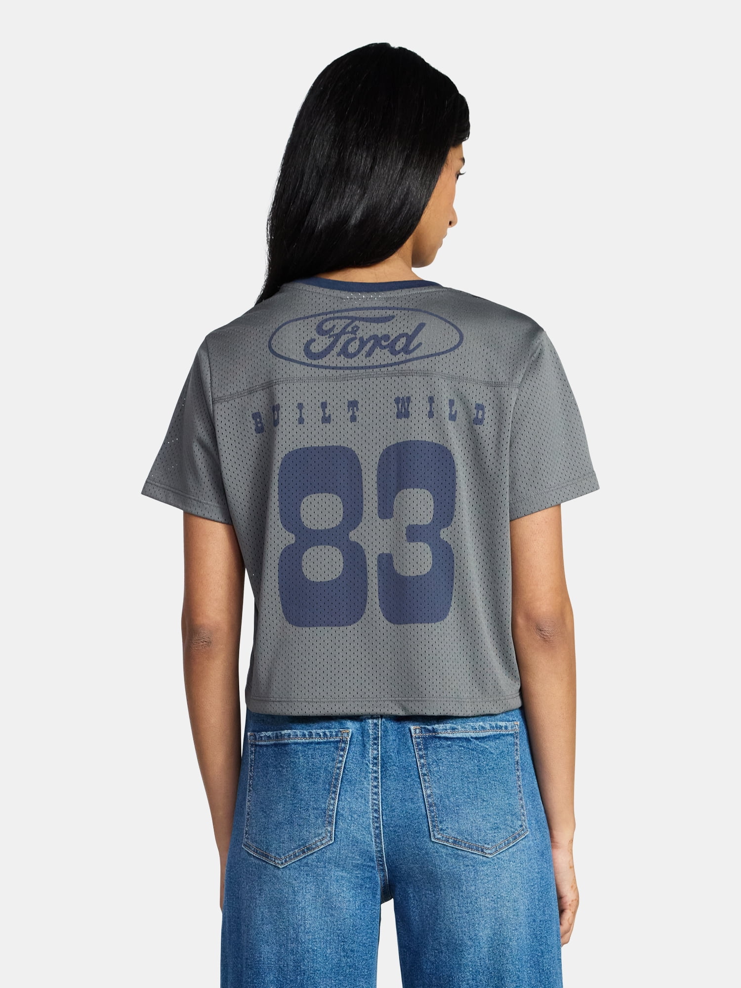 Ford Bronco Women's Graphic Jersey with Short Sleeves, Sizes XXS-XXL
