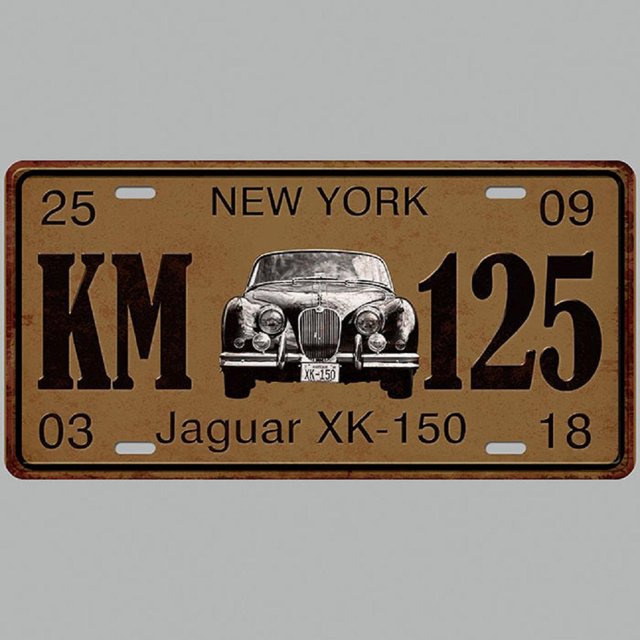 Varios 15 *30 Cm Serie De licencias De Matrícula De Automóviles Vintage Metal Tin Sign licencia De Pared Pub Garaje yo Colco Signo de metal retro de hojalata