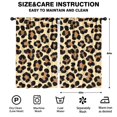 thumbnail image 2 of Blackout Kids Curtains,Classic Leopard Print Childrens Insulated Curtains Set Of 2,Bedroom Essentials,Toddler Room Decor 52x84in(132x213cm), 2 of 4