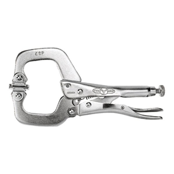 10 Pack 6/" Locking C Clamp Pliers With Grip Swivel Pads Forged Vise Clamp Set