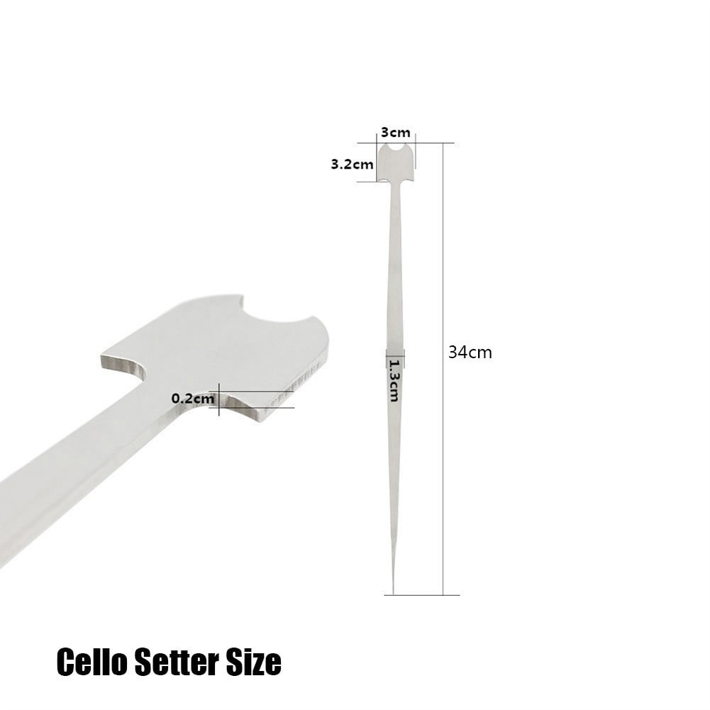 FANJIE Cello/Double Bass Sound Post Setter Luthier Tool Stainless Steel