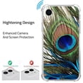 thumbnail image 4 of Peacock Feather Case Compatible with iPhone XR,Unique Trendy Design TPU Bumper Cover Case, 4 of 5
