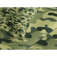 thumbnail image 4 of Ambesonne Camouflage Quilted Bedspread Set 3 Pcs, Pale Clothing Motif, Queen Size, Green Yellow, 4 of 5