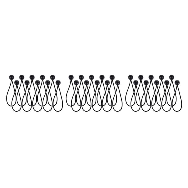 Eigraketly 10 Uds. De cuerdas elásticas de bolas, ataduras de cables elásticas profesionales, tiendas de campaña, artículos deportivos, accesorios de Type1 NO1 Eigraketly CBP204401