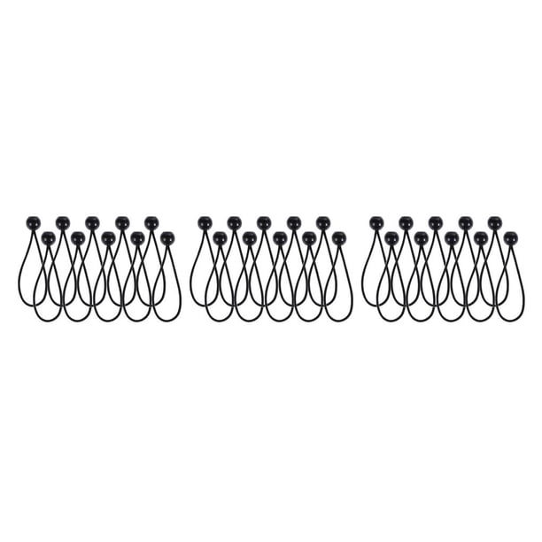 Eigraketly 10 Uds. De cuerdas elásticas de bolas, ataduras de cables elásticas profesionales, tiendas de campaña, artículos deportivos, accesorios de Type1 NO1 Eigraketly CBP204401