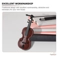 thumbnail image 3 of 8 Ensembles de Mini Violons Modèle de Violon de Noël Décoration d'Instrument de Bureau, 3 of 9