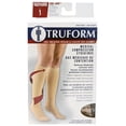 thumbnail image 2 of Truform 30-40 mmHg Compression Stockings for Men and Women, Knee High Length, Closed Toe, Beige, Medium, 2 of 11