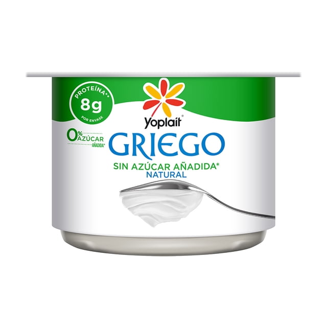 Yoghurt griego Yoplait natural 0% azúcar añadida 120 g