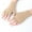 Beige, variant on Fingerless Protective Gloves for Thin Skin, Breathable Nylon Hand Guards to Prevent Bruises, Abrasions & Tears, Comfortable Half-Finger Gloves for Elderly & Sensitive Skin(Black)