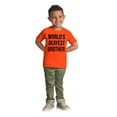 thumbnail image 3 of Worlds Okayest Brother Funny Siblings Youth T Shirt Tee Boys Infant Toddler Brisco Brands 3T, 3 of 5
