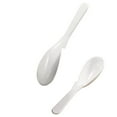 thumbnail image 4 of Tunhigl Non-Slip Asian Soup Spoon Set - Long Handle Japanese Ramen Spoons with Notch, Dishwasher Safe Food Grade Dessert & Kitchen Utensils for Ramen, Dumplings White, 4 of 9