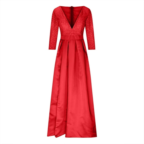 red glitter swing dress Beth Swing Dress in Scarlet Red – Vintage Diva main image 1