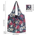 thumbnail image 4 of Tzdxfgl Reusable Shopping Bags with Handle 10 pack, Large Foldable Waterproof Grocery Tote Bags, Multicolor, 4 of 12