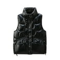 thumbnail image 1 of Txlixc Chaleco de mujer chaqueta de otoño chaqueta de cremallera de color sólido con bolsillo Txlixc moda, 1 of 4