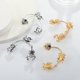 thumbnail image 4 of Ins style creative hip-hop wing earrings for women niche design asymmetric personality earrings temperament earrings Couple jewelry Valentine's Day gift, 4 of 5