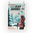 thumbnail image 2 of Denver, Colorado, Ski Black Diamond (12x18 Wall Art Poster, Room Decor), 2 of 3