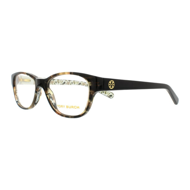 TORY BURCH Eyeglasses TY 2031 3154 Yellow Tortoise/Black Batik 49MM -  