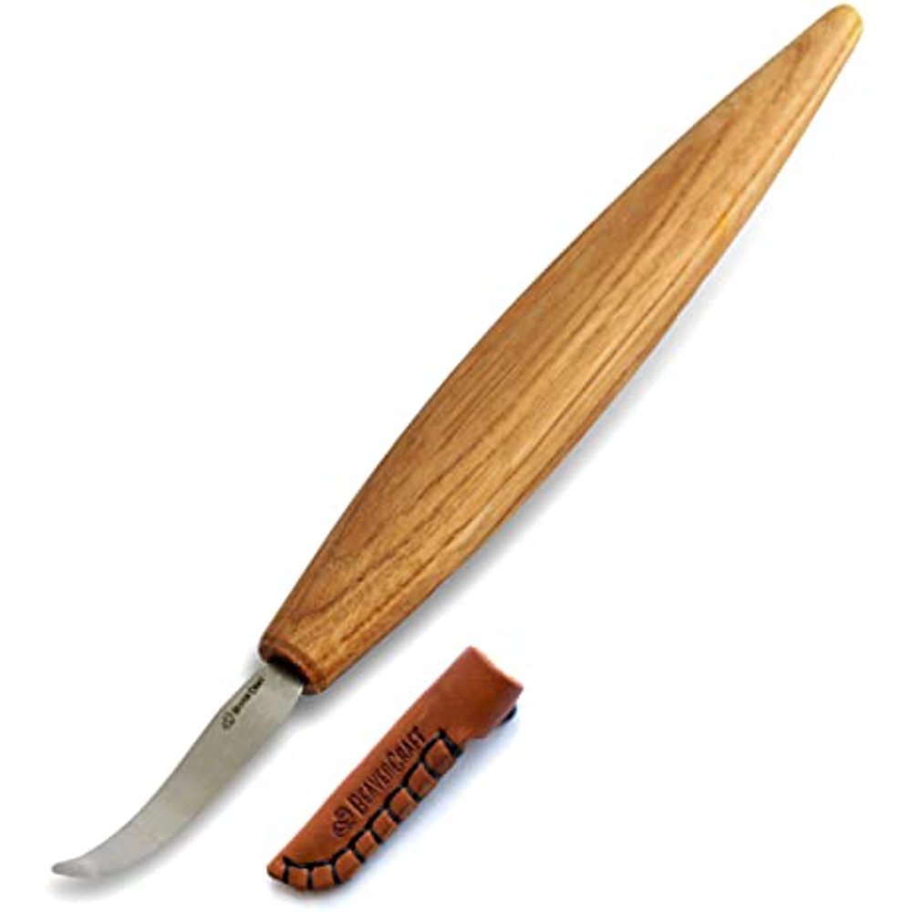 BeaverCraft Hook Knife Wood Carving SK4s Long Knives Spoon Carving