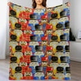 thumbnail image 2 of Christmas Soldier Nutcracker Tree Blanket Fleece Cozy Warm Merry Xmas Lightweight Throw Blanket for Couch Sofa Bed for Adults Kids Boys Teens Gift 50"x60", 2 of 6