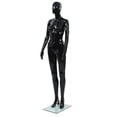 thumbnail image 4 of vidaXL Full Body Female Mannequin with Glass Base Glossy Black 68.9", 4 of 11