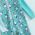 thumbnail image 5 of TOWED22 Baby Toddler Boys Zipper Rash Guard Swimsuit UPF 50+ One Piece Beach Swimwear Bathing Suits 3-36 Months Sky Blue,6-9 M, 5 of 5