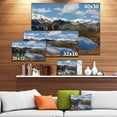 thumbnail image 3 of Lake with Pine Trees Reflecting Sky - Extra Large Landscape Canvas Art Print, 3 of 4