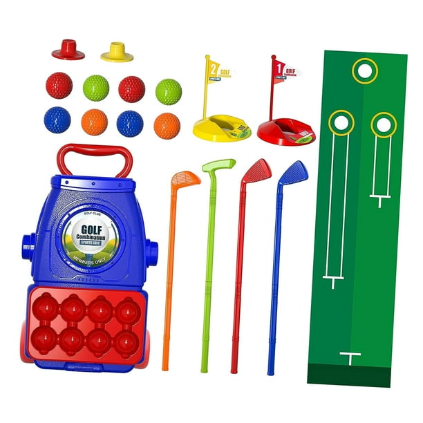 Golf para niños Juguetes de golf para niños Hoyos de golf y banderas Juguete deportivo para niños Estilo A