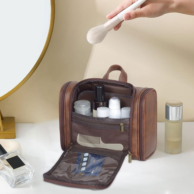Organizador cosmético del tenedor del neceser de los hombres para el dormitorio que viaja interior del gimnasio que acampa
