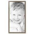 thumbnail image 2 of ArtToFrames 24" x 47" Aged White Gold Picture Frame, 24x47 inch Silver Wood Poster Frame (WOM-2036),  Pack, 2 of 7