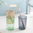 thumbnail image 4 of Vaso de enjuague bucal simple Dinheiro, transparente, para pareja, para cepillo de dientes, para baño, 4 of 5