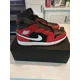 thumbnail image 3 of N I-K-E A i r-Jor-dan 1 Mid Bred Black Red White Basketball Sneakers, 3 of 5