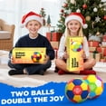 thumbnail image 4 of Beeunni 2 Pack Soft Indoor Soccer Ball, the House Soccer Ball Size 4 for Kids, Ideal Slient Dribbling, Training for Home and Yards, 4 of 7