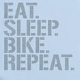 thumbnail image 2 of CafePress - Eat Sleep Bike Repeat Body Suit - Baby Light Bodysuit, Size Newborn - 24 Months, 2 of 4