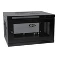 thumbnail image 1 of Tripp Lite 6U Wall Mount Rack Enclosure Server Cabinet Switch Depth Deep - Rack cabinet - wall mountable - black - 6U - 19", 1 of 5