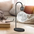 Suspended Moon Light Suspended Black Table LED Night Light Smart Home