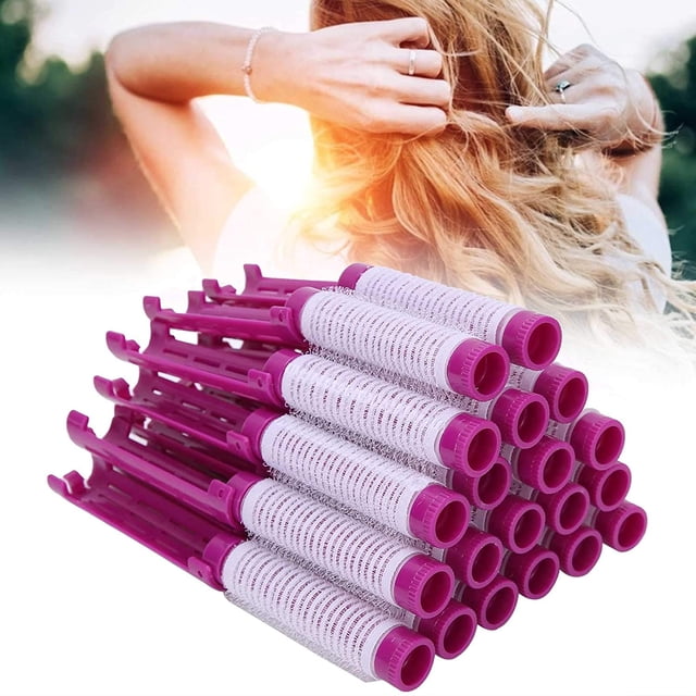 20pcs Hair Perm Rods, Fluffy Perming Rod Hair Roller Curler Kit Perming Rods Curlers Hairdressing Styling Tool for Salon Barber Home