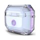thumbnail image 3 of EeaseMX Protector de auriculares inalámbricos de TPU transparente, funda protectora completa, compatible con AirPods Pro 3 (morado), 3 of 7