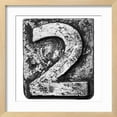 thumbnail image 2 of Metal Alloy Alphabet Number 2, Framed Art Print Wall Art by donatas1205 Sold by Art.Com, 2 of 5