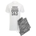 thumbnail image 1 of CafePress - German Shepherd Dad Pajamas - Men's Light Pajamas, 1 of 1