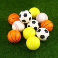 thumbnail image 3 of EeaseCA 12 Pcs Sports Balls Football Basketball Baseball Tennis Ball For Kids, 3 of 9