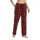 thumbnail image 1 of Pantalones de pijama para mujer Ropa de dormir Pijamas de cuadros escoceses de búfalo, 1 of 5