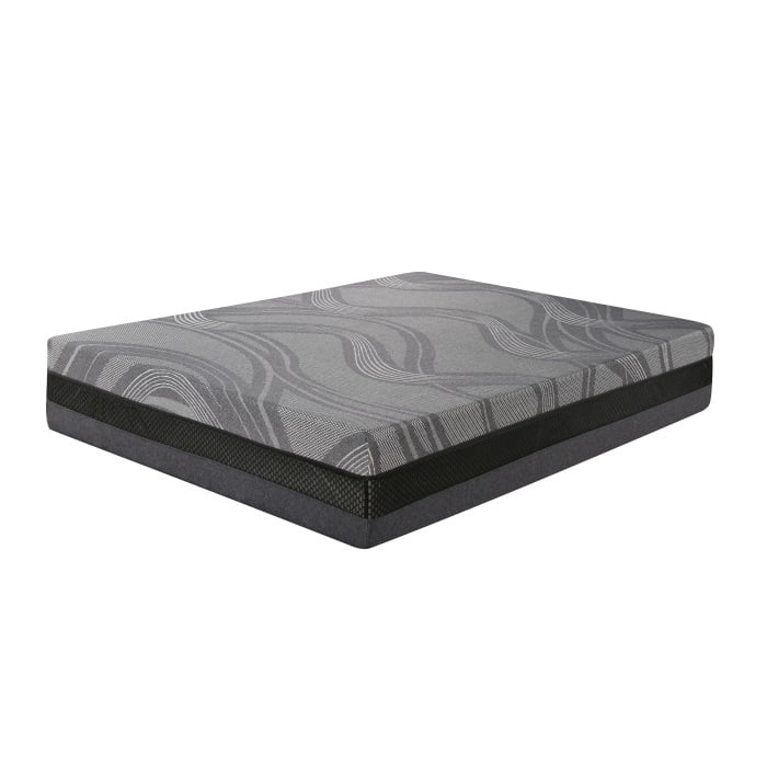 14 in Queen Size Gel Memory Foam Mattress Plush Top Memory Foam Layer Bed Mattress in Box, Gray