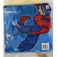 thumbnail image 5 of Marvel Spiderman Wall Crawler Red and Blue Toddler Blanket, 5 of 7